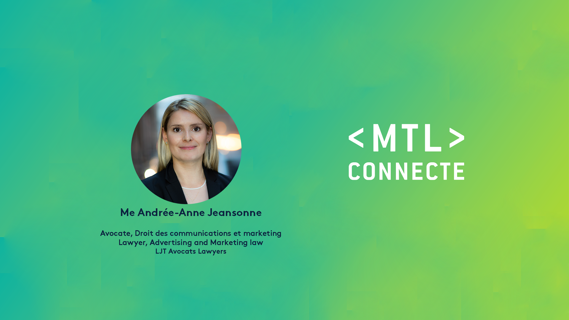 Andrée-Anne Jeansonne talks #deepfake at Digital Week